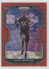 2020 Panini Prizm Rookie Red Wave Prizm /149 Quez Watkins #344 05gv