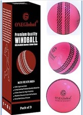 Premium Windball Soft Cricket Ball | Durable & Safe, Colour Seam, True Bounce