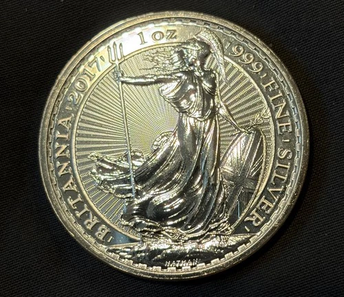 2017 Silver Britannia 1 oz — photo from the most recent tracked eBay sale