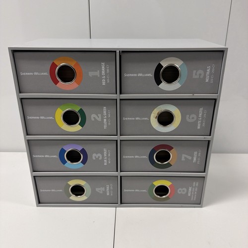 Sherwin Williams Colorsnap Color Swatch 8 Binder Set with case