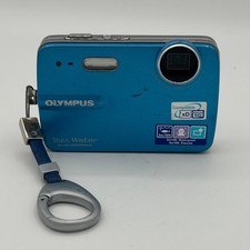Olympus Stylus 550WP Blue 10MP Waterproof Digital Camera 3x Zoom Parts Repair