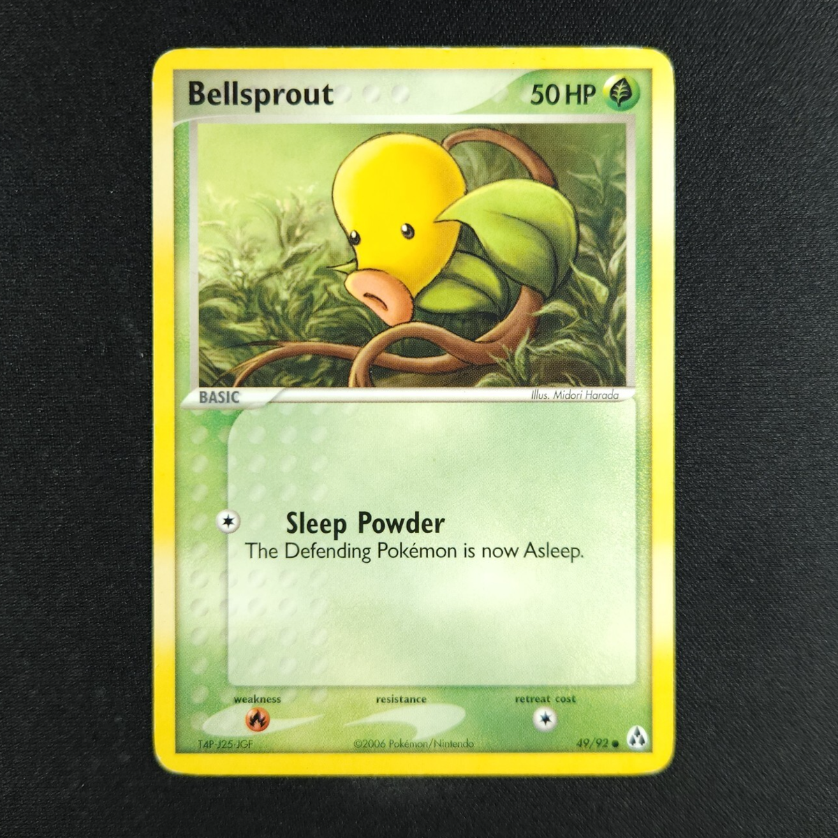 bellsprout pokemon card 151 PokeArtica AI Artwork Custom Card