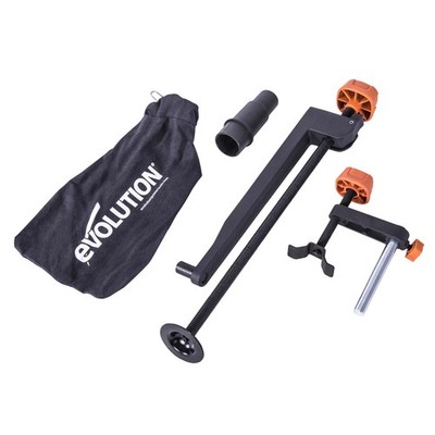 R255SMS 255mm Mitre Saw Accessory Pack with 2 Clamps, Dust Bag and Suction Ad...