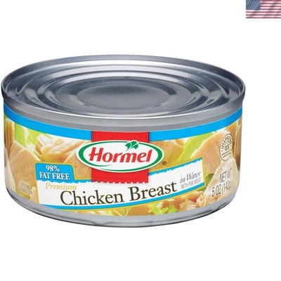 Chicken Breast in Water with Rib Meat, 98% Fat Free, 5-Ounce Cans Pack of 12