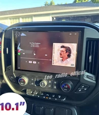 Car GPS Carplay Stereo Radio For 2014-2018 Chevrolet Silverado GMC Sierra Wifi