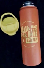 Dutch Bros Coffee Drink One for Dane Hydro Flask Hot Drink  Orange Yellow 20 Oz 