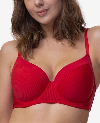 Dorina Dorina Womens Carmen Light Padded Red Bra 34D