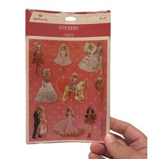 Vintage Barbie Mattel Sticker 1995 - 4 Sheets NOS Sealed 