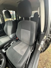 2007-2017 Jeep Compass Patriot Driver Front Seat Black Gray Cloth Oem