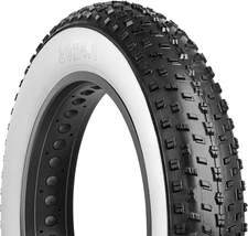 Hycline Fat Bike Replacement Tire: 20x4.0, 20x4.0 Inch/30TPI/White 