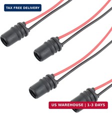 T10 Socket Pre-wired Connector For Light Bulbs 194 Female Plug Pack Of 4