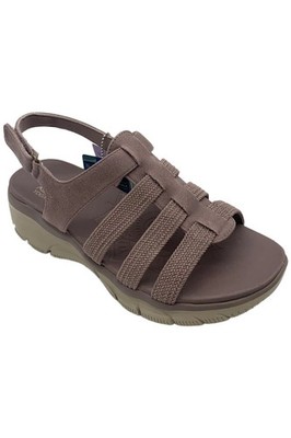 Skechers Women's Easy Going Adjustable Fisherman Sandals Mauve