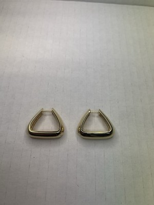 Mejuri Pyra Large Hoops Gold Vermeil (Discontinued )