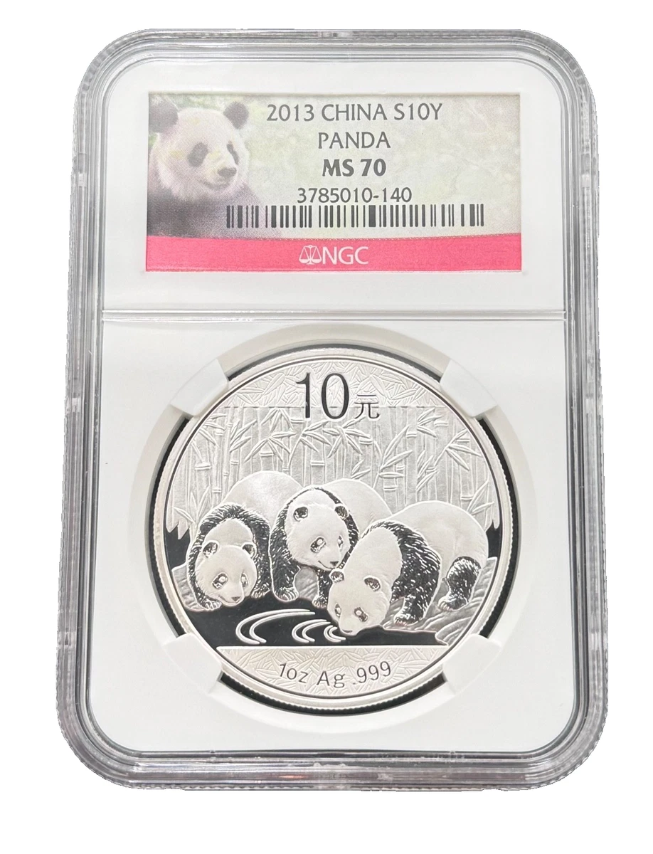 Chinese Panda MS 70 Graded 2013 Silver Bullion Coins for sale | eBay
