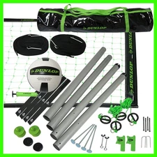 Professional Portable Volleyball Net Set with Heavy Duty Poles Ball Pump