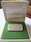 Franklin Mint Silver Bar 1000 Grains Christmas 1972