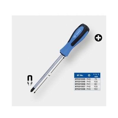Schraubendreher PH Phillips, PH0 x 100 mm BRILLIANT TOOLS BT031046