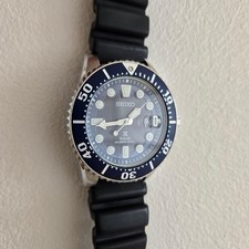Seiko Prospex Solar Diver 200m V157-0BT0 Date Navy Dial Mens Watch Japan