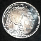 1oz Silver Bullion 2010 Buffalo / IndianSUPER FROSTY style WE COMBINE SHIP #2010