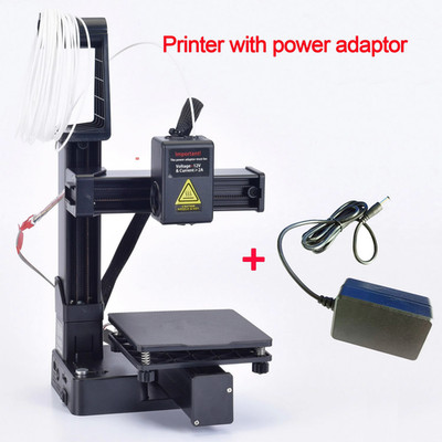 EasyThreed 3D Printer Entry Level PLA TPU 1.75mm Filament w/ Power Adapter