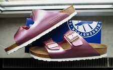BIRKENSTOCK ARIZONA LEDER PANTOLETTE SCHUHE S...