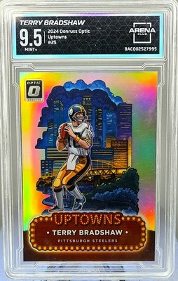2024 Donruss Optic Terry Bradshaw Uptowns SSP #25 Steelers Arena