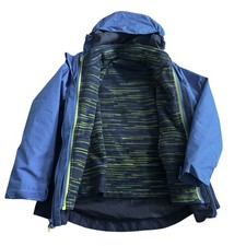 Eddie Bauer Lone Peak 3 in 1 Jacket Coat Zip out Fleece Youth Boy 5/6