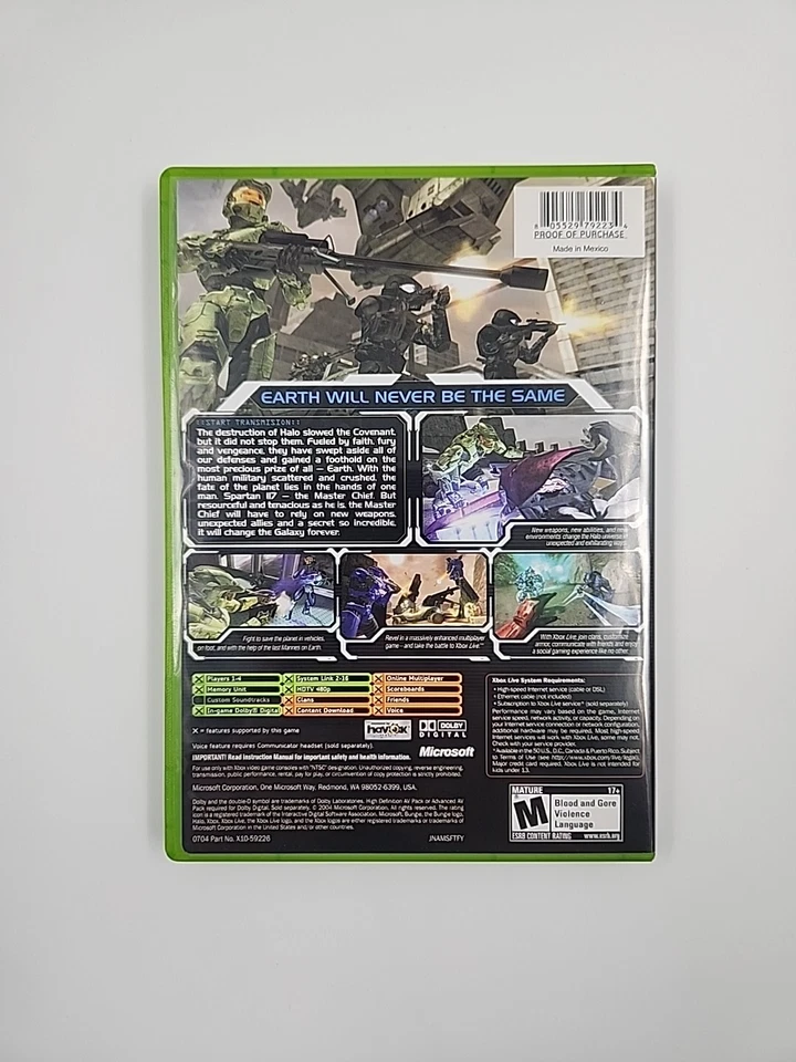 Halo 2 Xbox Complete CIB - Image 2 of 4
