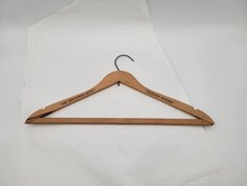 Vintage Broadmoor Hotel Wooden Clothes Hanger Colorado Springs 18" Boutique Prop