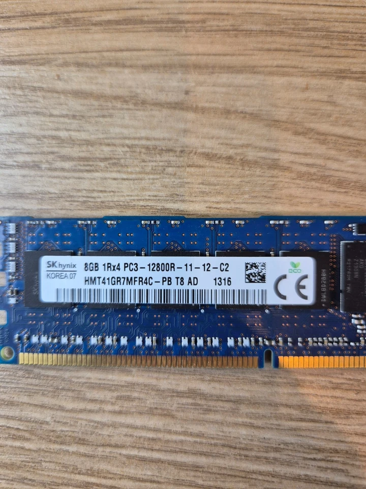 647651-081 ORIGINALE HP 8GB (1X8GB) 1RX4 PC3-12800R DDR3 Server Memory 647899... - Immagine 4 di 4