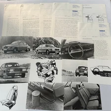 1974 Saab Press Kit Photos Press Releases GERMAN Saab 96 Saab 99L