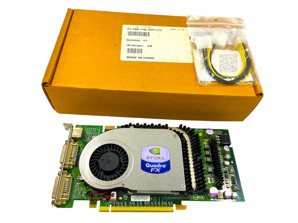 90P1175 | IBM NVIDIA Quadro FX 3400 256MB 256-bit GDDR3 PCI-E x16 Graphics Card - Image 2 of 4