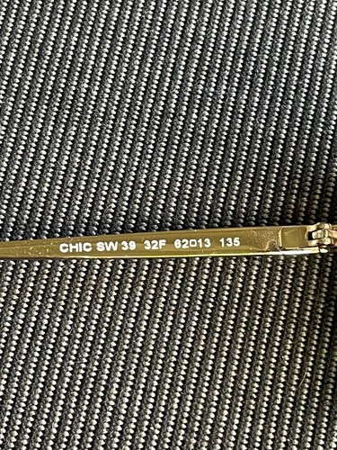 Womans Sunglasses Rare Swarovski CHIC SW 39 32F Gold Aviator Oversized 62-13-135 - Picture 16 of 24