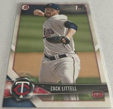 2018 Bowman Baseball Prospects Zack Littell Minnesota Twins 1st Bowman #BP-101