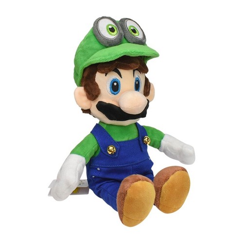Super Mario Odyssey Plush Cappy Hat Luigi 8" Cute Cartoon Stuffed Toy Soft Doll - Picture 2 of 8