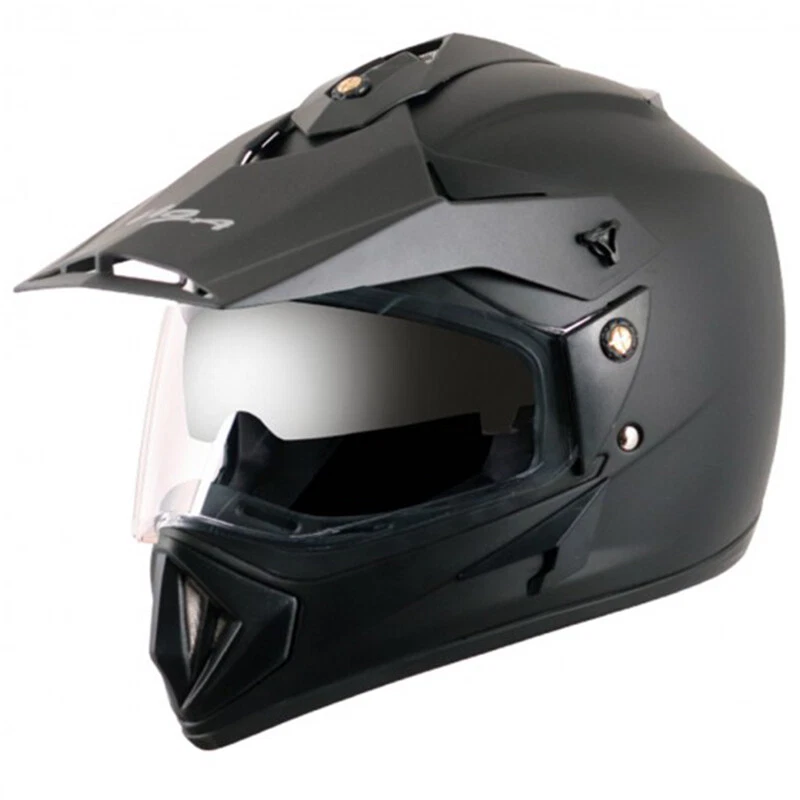 Vega Off Road D V Dull Black Helmet