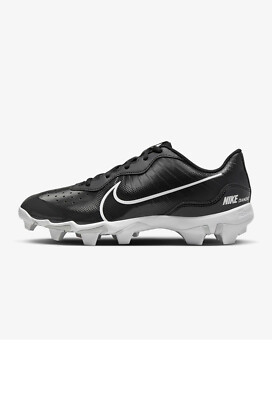 Men's Nike Alpha Huarache 4 KYSTN Baseball Cleat Blk/Wht