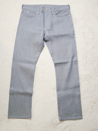J.Crew Wallace & Barnes gray denim sample jeans size 34x32 NWOT!