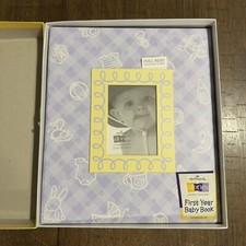Hallmark Stories First Year Baby Book 3 Ring Album Gender Neutral Keepsake NOS