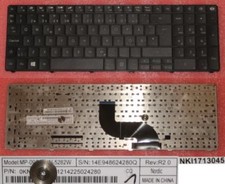 Nordic Qwerty Keyboard Pb Easynote Le11bz Le69kb Nk.I1713.045 60.C1un5.018