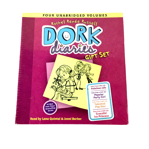 Dork Diaries Gift Set 12 Audio CDs by Rachel Ren Russell New - Picture 1 of 5