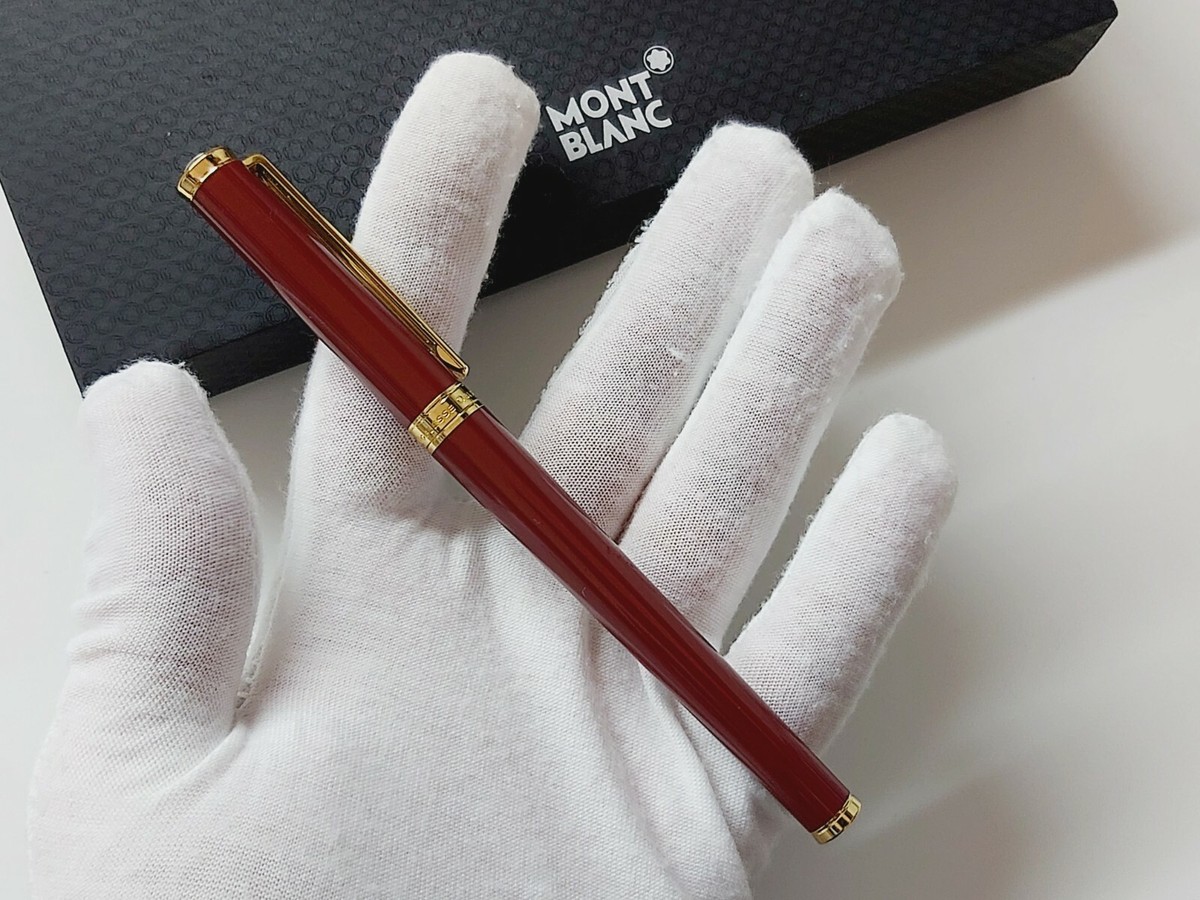 万年筆　montblanc noblesse oblige 14k 585 Montblanc Noblesse oblige fountain pen 14K platinum gold M