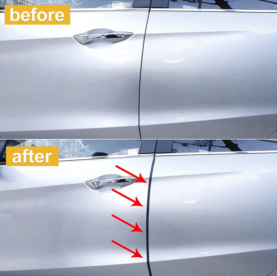 4M Z Shape Car Door Window Waterproof Rubber Seal Weather Strip Self Adhesive US