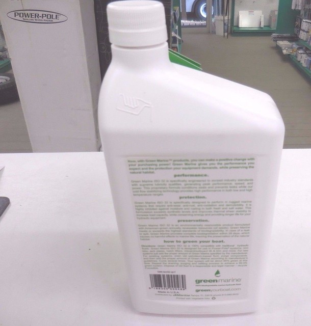 GREEN MARINE BIODEGRADABLE MARINE HYDRAULIC FLUID FOR POWER POLE GM