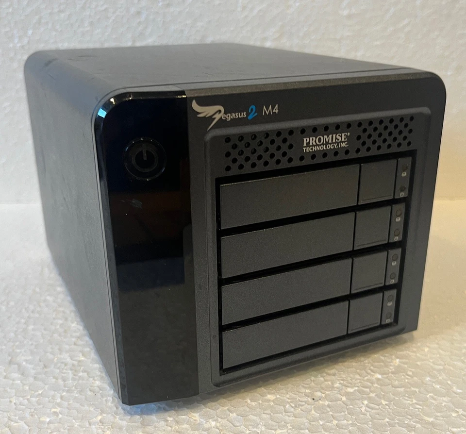 Promise Pegasus2 M4-2 Array - 4 x 2.5" 1TB HDD Drives - 3TB Raid - Tested - Image 3 of 4