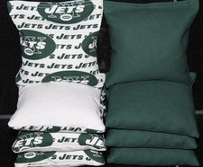 All Weather NEW YORK JETS Cornhole Bean Bags Resin Filled Waterproof