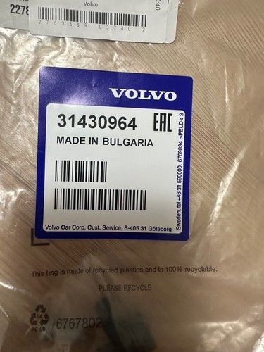 ORIGINAL VOLVO BRAKE VACUUM PUMP REPAIR VALVE V60 XC60 S60 V40 S80 XC70 31430964 - Picture 3 of 7