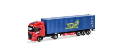 Herpa 1:87 - 317368 - Iveco S-Way LNG Container-Sattelzug ''HH Bode/Tailwind''