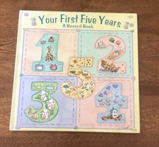 Your First Five Years BABY memories Record Book TEDDY BEARS Keepsake Album