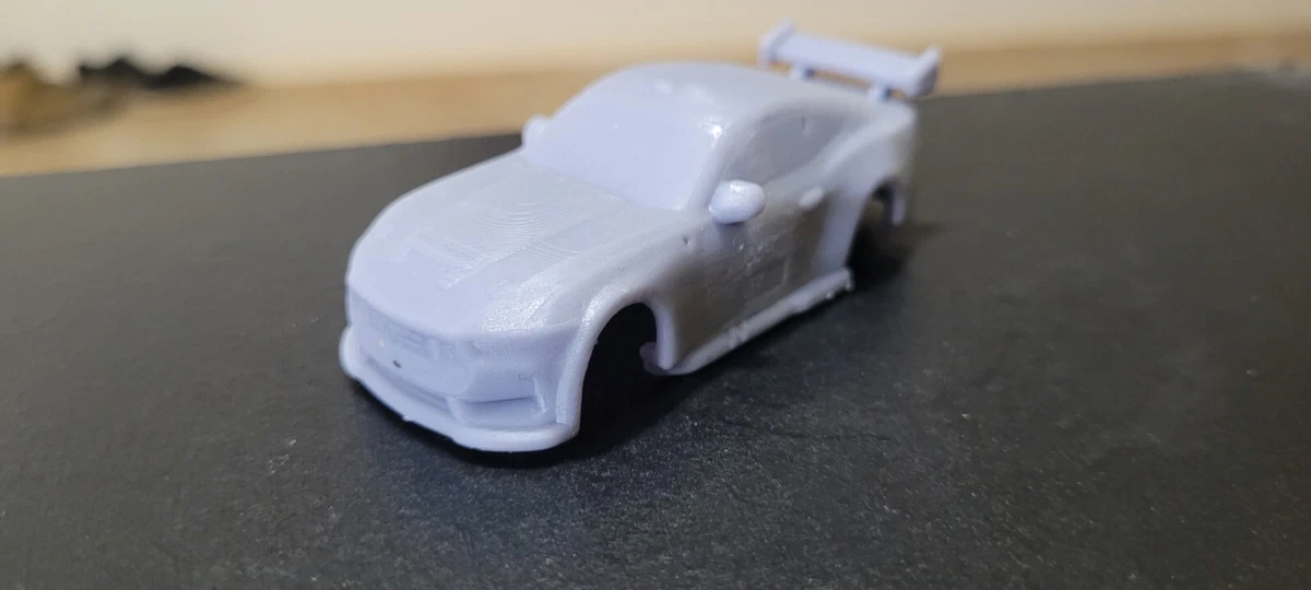 AFX Slot Car 3D Printed Body Gen3 Mustang Supercar Suit MEGA G + 1.7 New Clip